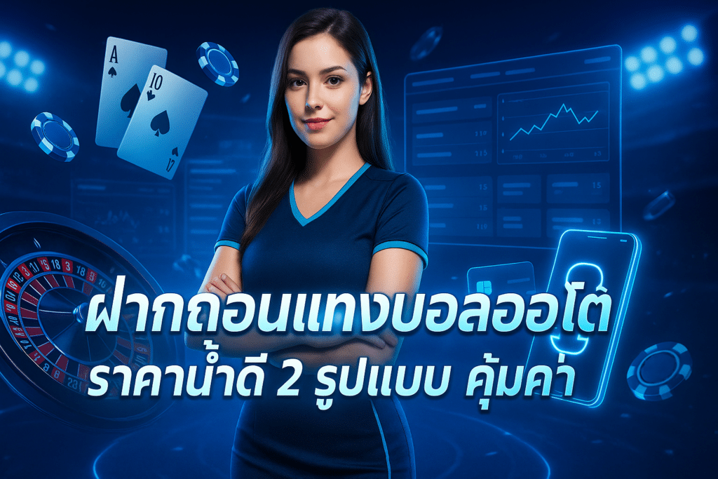 ฝากถอนแทงบอลออโต้